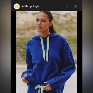 Anthropologie- DAILY PRACTICE HUDDLE UP POP CORD PULLOVER